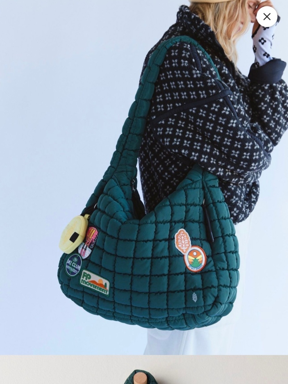 Free People Movement Quilted Carryall bag